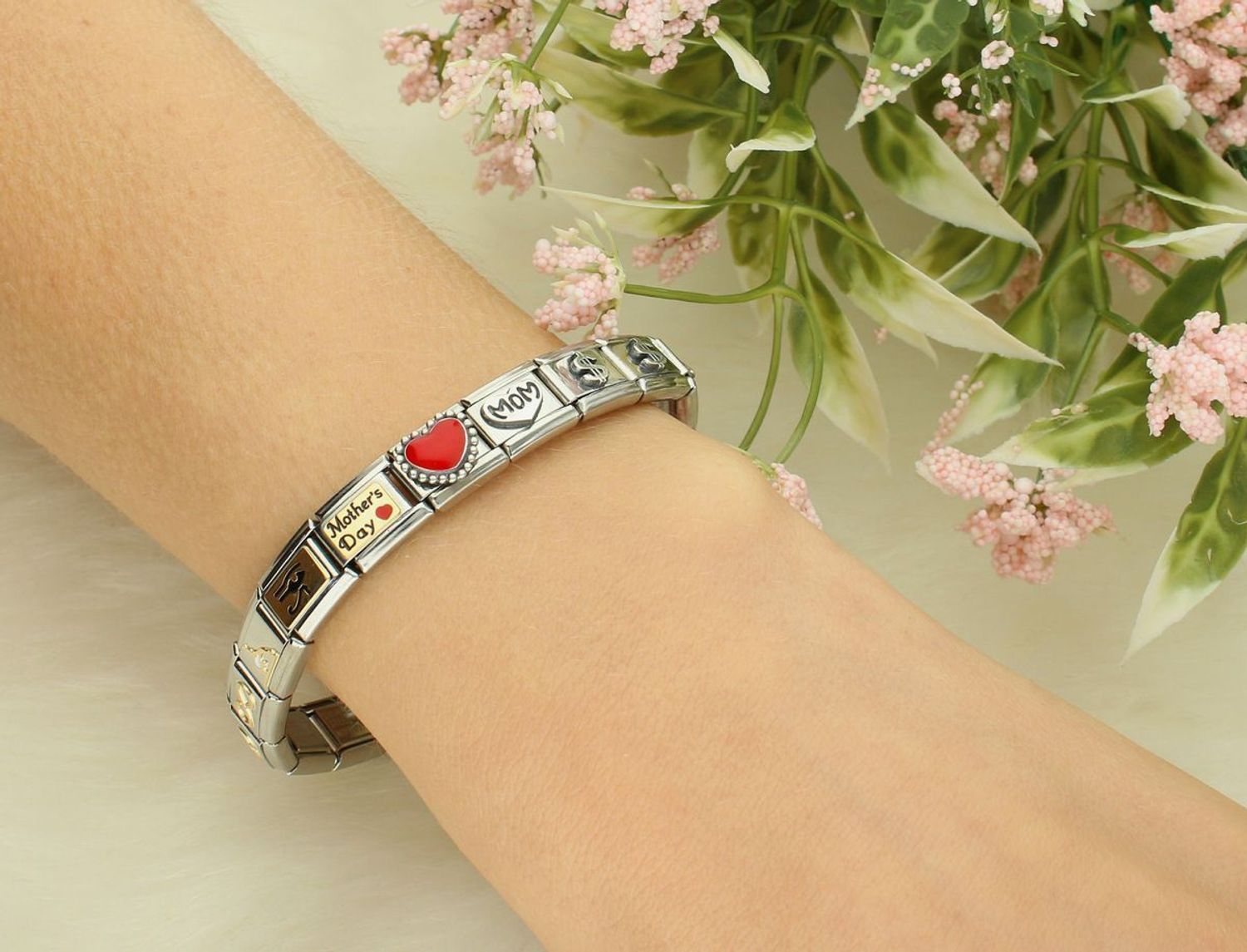 Charms  nomination Link zawieszka 925 srebro Czerwone serce 330204 39.jpg